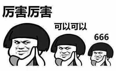 厲害厲害,可以可以,666